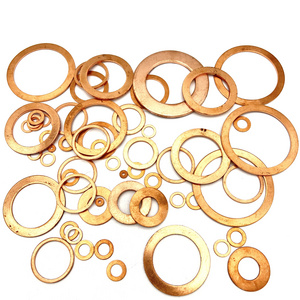 20pcs Copper Washer Flat Sealing Gasket Ring Spacer for Car 19 x 26 x 1.5mm