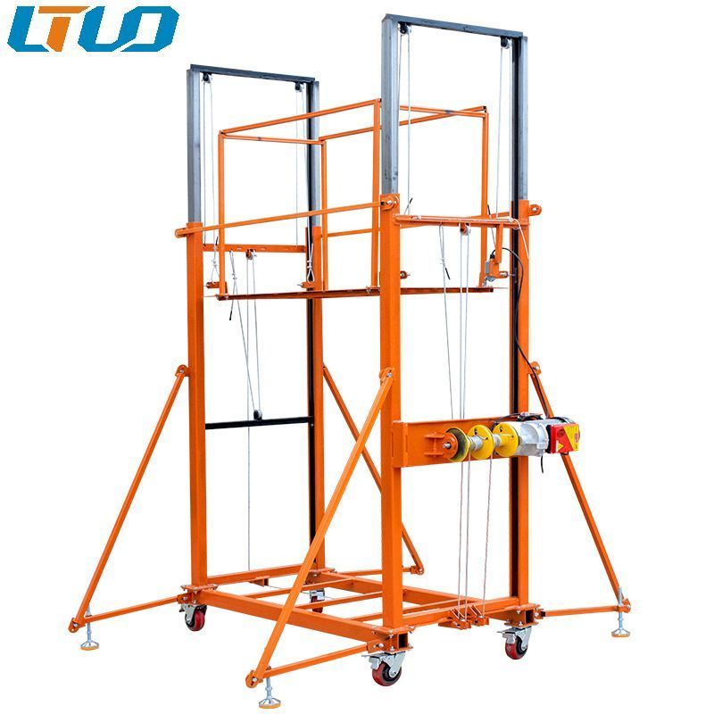 Multiple models mobile lifting platform foldable electric scaffolding lift for building construction