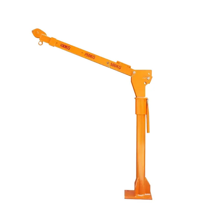 Certified engin Topless Tower mechanical engineering 360 degree manual swivel mini truck crane