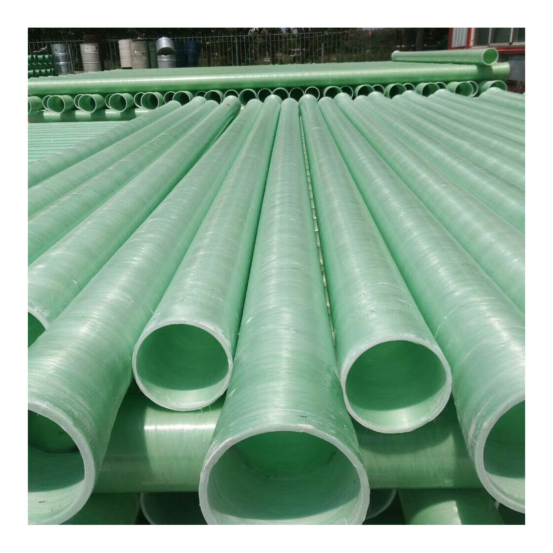 Hot Sale Fiberglass-Reinforced GRP FRP Plastic Pipe Drainage Reducer Fittings with Custom Cutting and Moulding Services