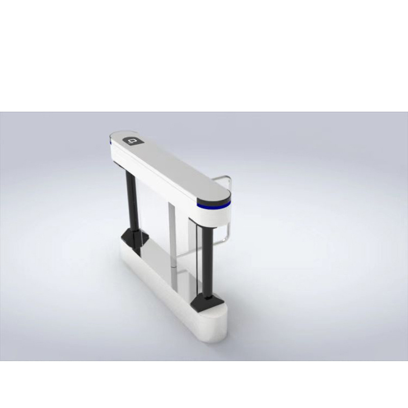 pedestrian barrier gate swing biometric turnstile system smart Swing Barrier 304 Stainless Steel Material Entrance Gate