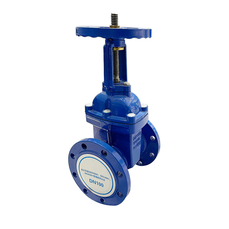 pn16 dn50 dn80 hand wheel wedge type stainless steel non rising stem flange gate valve mechanical 8