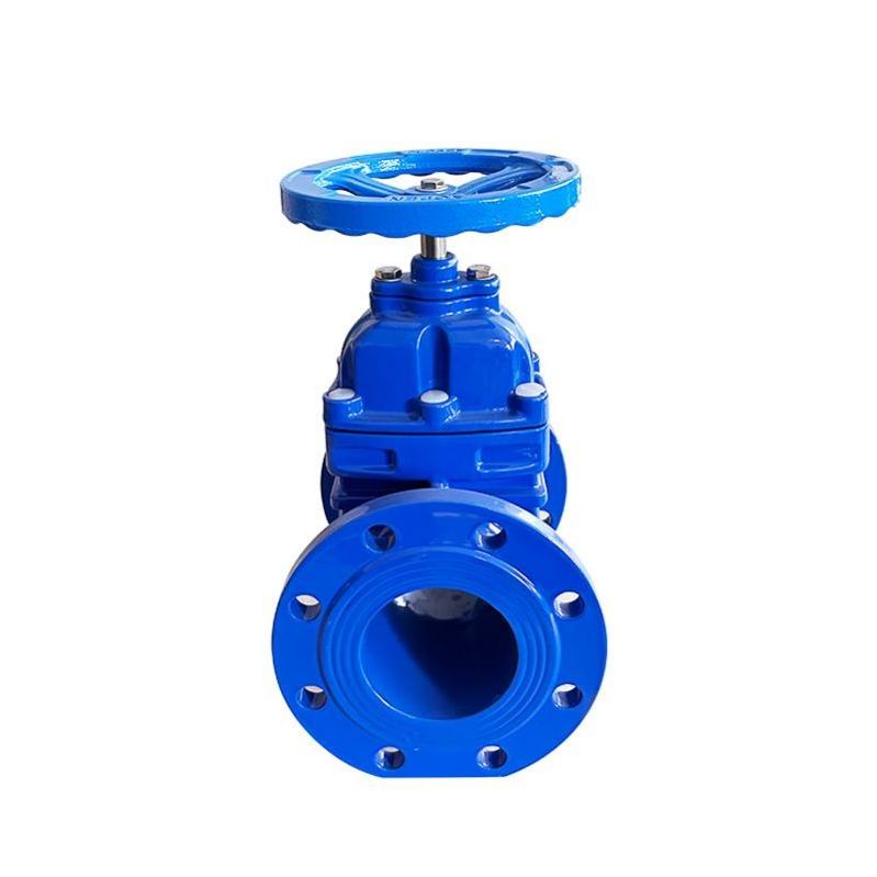 pn10 5 inch electric hydraulic ceramic wafer carbon steel knife slag discharging slurry gate valve