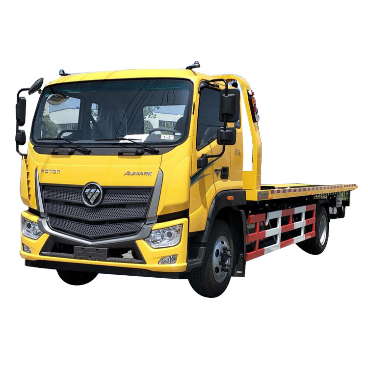 4 tons flatbed recovery car towing wrecker truck body for sales