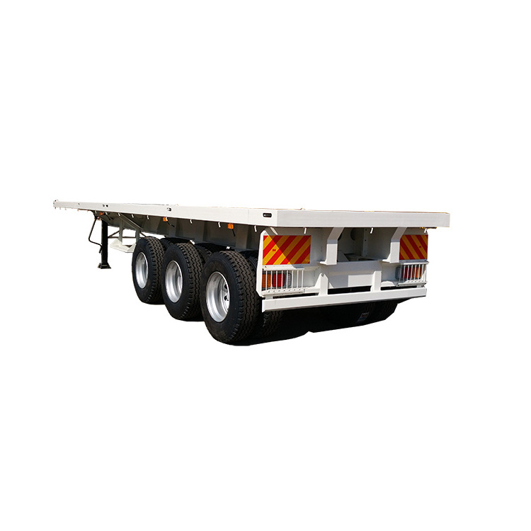 40ft Flat Bed Box Loader Container Flatbed Trailer Dimensions Sales