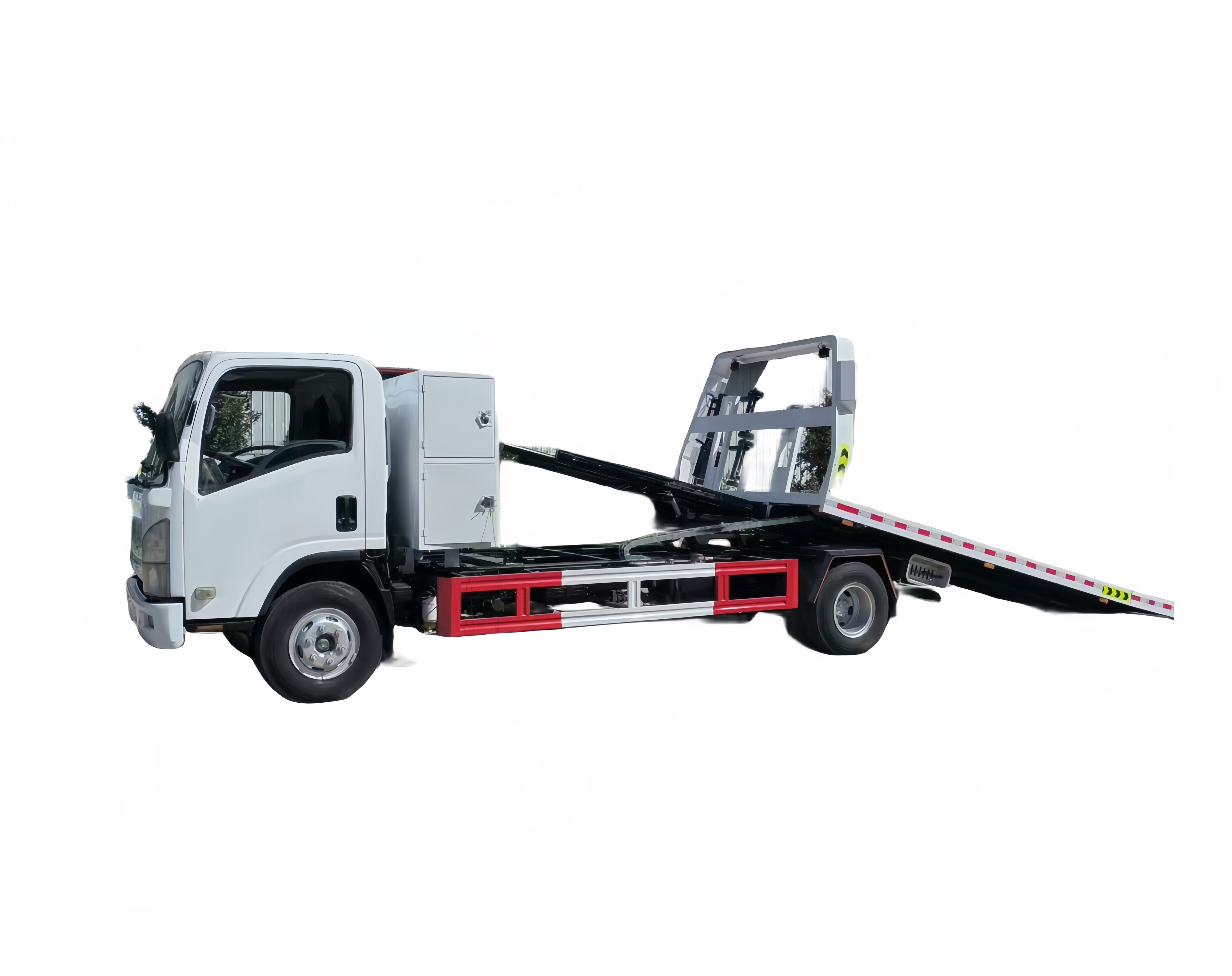 Used ISUZU 5TON Flatbed Sliding Rotator Tow Truck Towing Wrecker Trucks Hot Selling