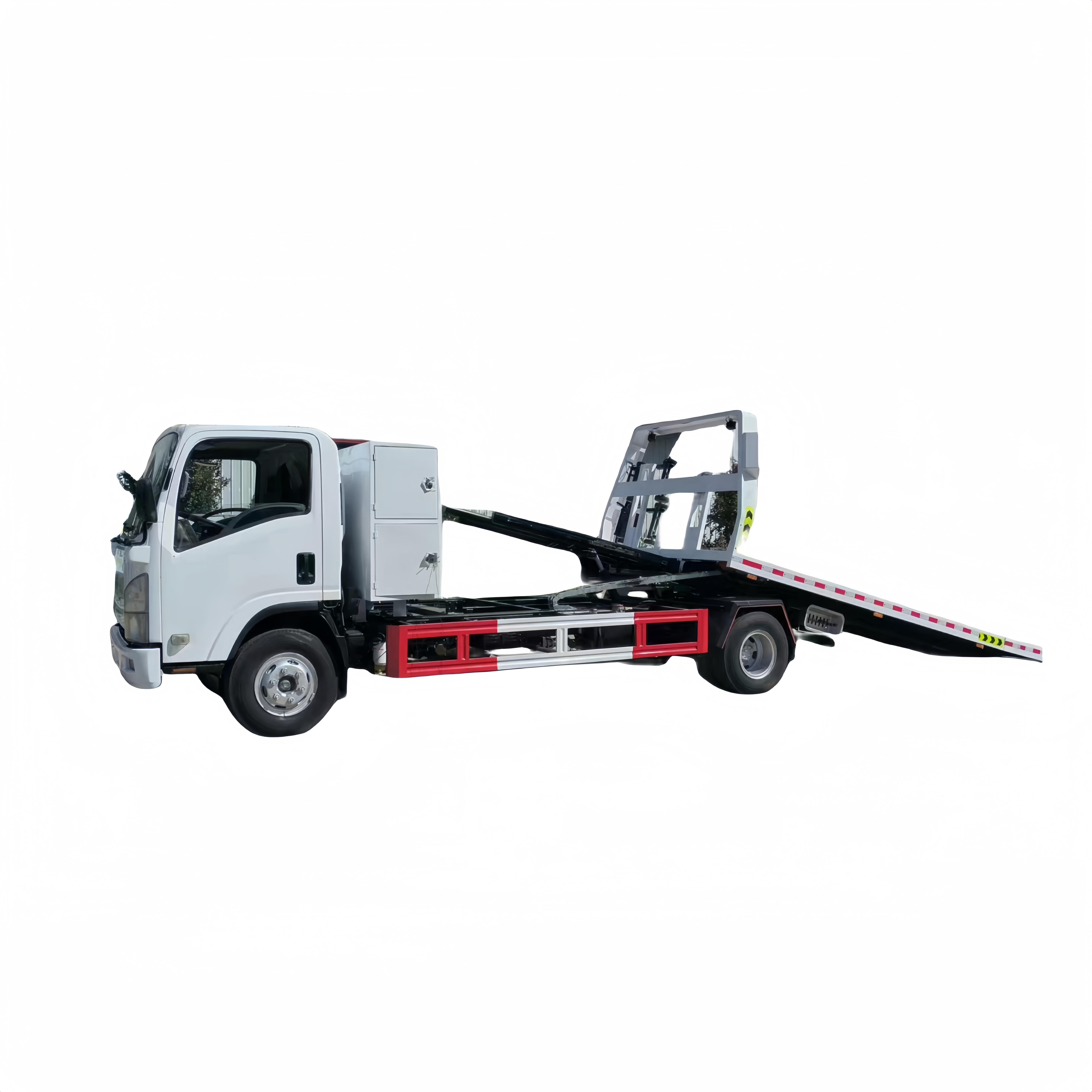 Used ISUZU 5TON Flatbed Sliding Rotator Tow Truck Towing Wrecker Trucks Hot Selling