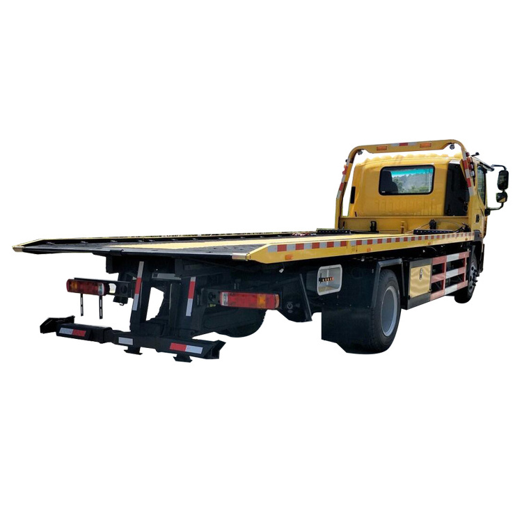 4 tons flatbed recovery car towing wrecker truck body for sales