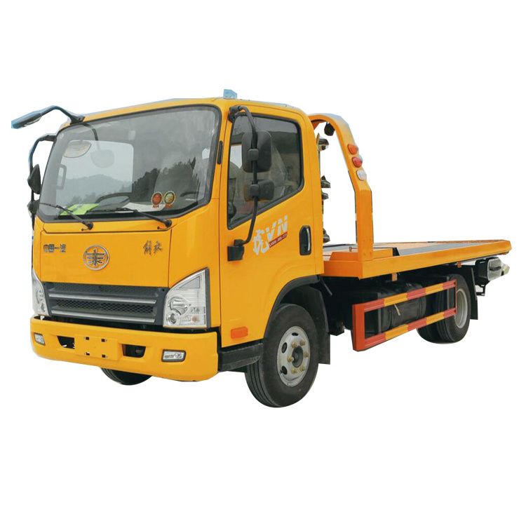 china brand wreker truck 4*2 tow truck rollback wrecker bed for sale