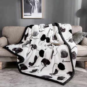 classic luxury double layer mink quilt cover blanket Raschel milk velvet plus thick Winter blanket