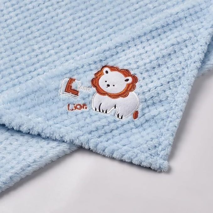 Cute Cozy Fluffy Warm Baby Blanket for Infants Toddlers' Bedding Crib Cot Stroller Baby Shower Newborn's Gift