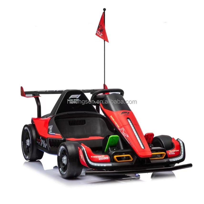 Lorda Crazy Cart Shift Ride-on Car 12v 24v Electric Drifting Go Kart For Kids Electric Car