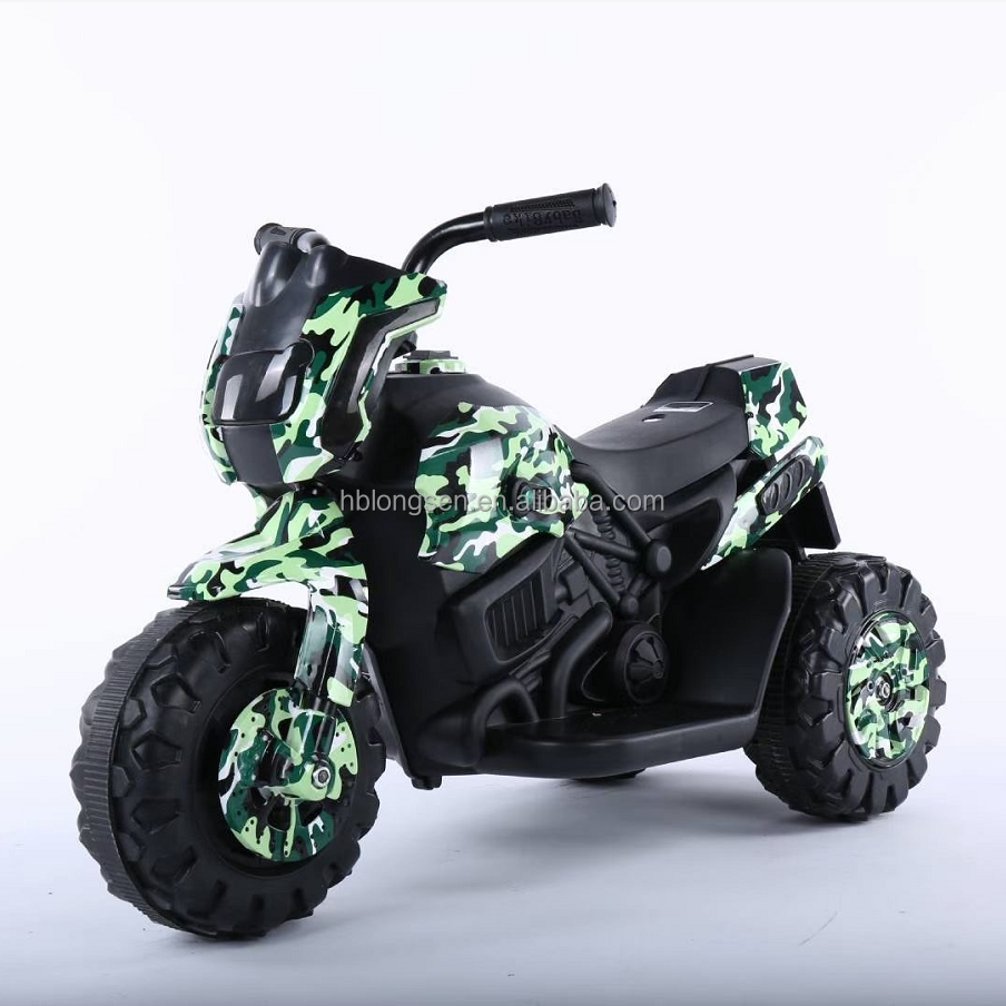 China Factory Baby Ride On Toy 3 Wheels Plastic Battery Power Kids Electric Motorcycle For Children