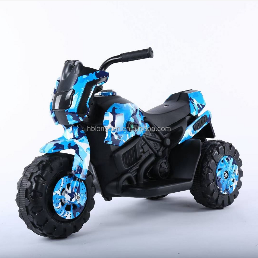 China Factory Baby Ride On Toy 3 Wheels Plastic Battery Power Kids Electric Motorcycle For Children