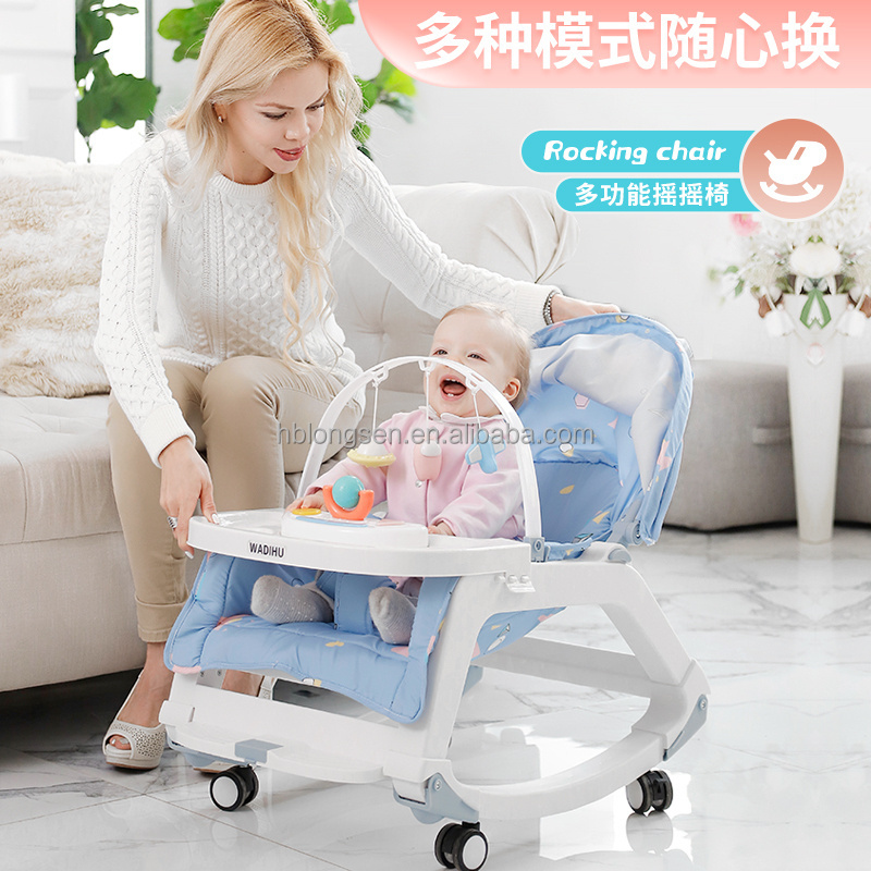 Electric Musical Baby Rocker Chair With Toy Funny Infant Vibration Swing Baby Bouncer Rocking Chair With Music