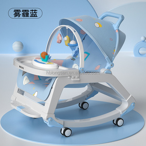 Electric Musical Baby Rocker Chair With Toy Funny Infant Vibration Swing Baby Bouncer Rocking Chair With Music