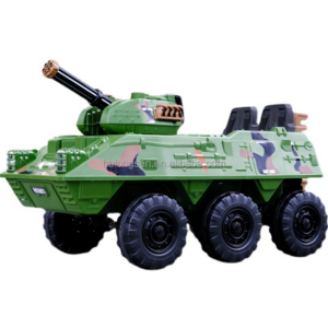 New Design Child Electric Tank Six Wheels Electric Car Remote Control Power Battery Light Music Kids Ride On Truck