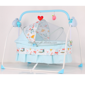 Baby Cradle Swing 5 Speed Electric Baby Crib Auto Rocking Chair Bed With Remote Control Infant Musical Baby Cot Bedside Sleeper