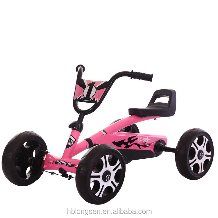 2019 popular Children four wheel karting bicycle anti-rollover 2 to 8 year old kids toy pedal kart