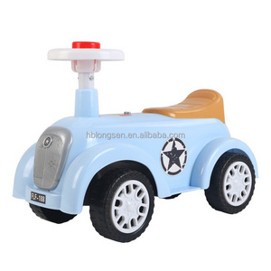 2023 Balance Bike China Kids Baby Slide Car Shaped Baby Walker No Battery Powered Four Wheels Ride On Mini Toy Car For Children