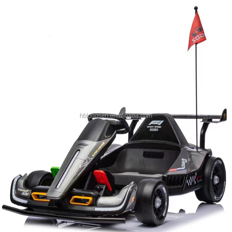 Lorda 2024 New Arrivals Electric Drift Cart Ride-on Cars 24v 12v Crazy Acart Drift Kids Toys Kids Electric Go Karts For Children