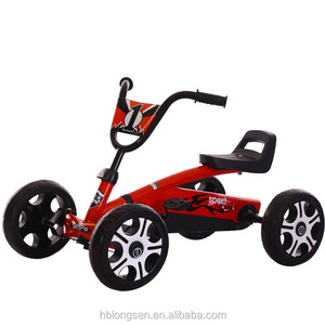 2019 popular Children four wheel karting bicycle anti-rollover 2 to 8 year old kids toy pedal kart