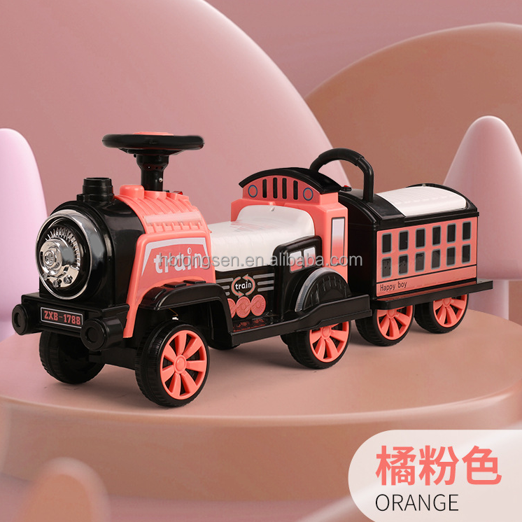 Best Selling Factory Price Baby Driving Ride On Trains Pedal Toy Car For Two Kids Sliding