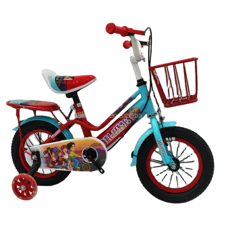 Cheap Price Factory High Carbon Steel Frame Kids Girls Cycle 12 14 16 18 Inch Children Bicycle Training Wheels Girls Riding Bike