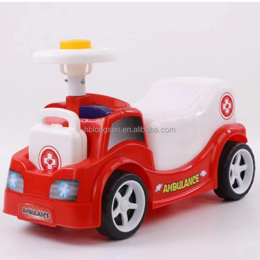 2023 China Baby Scooter Pedal Free Kids Baby Slide Car New Model Colorful Cheap Swing Car Ride On Toys With Four Wheels