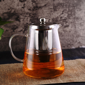 Fast Delivery 1l Glass Jug Glass Pitcher With 304 Tea Influser Glass Drinking Jug