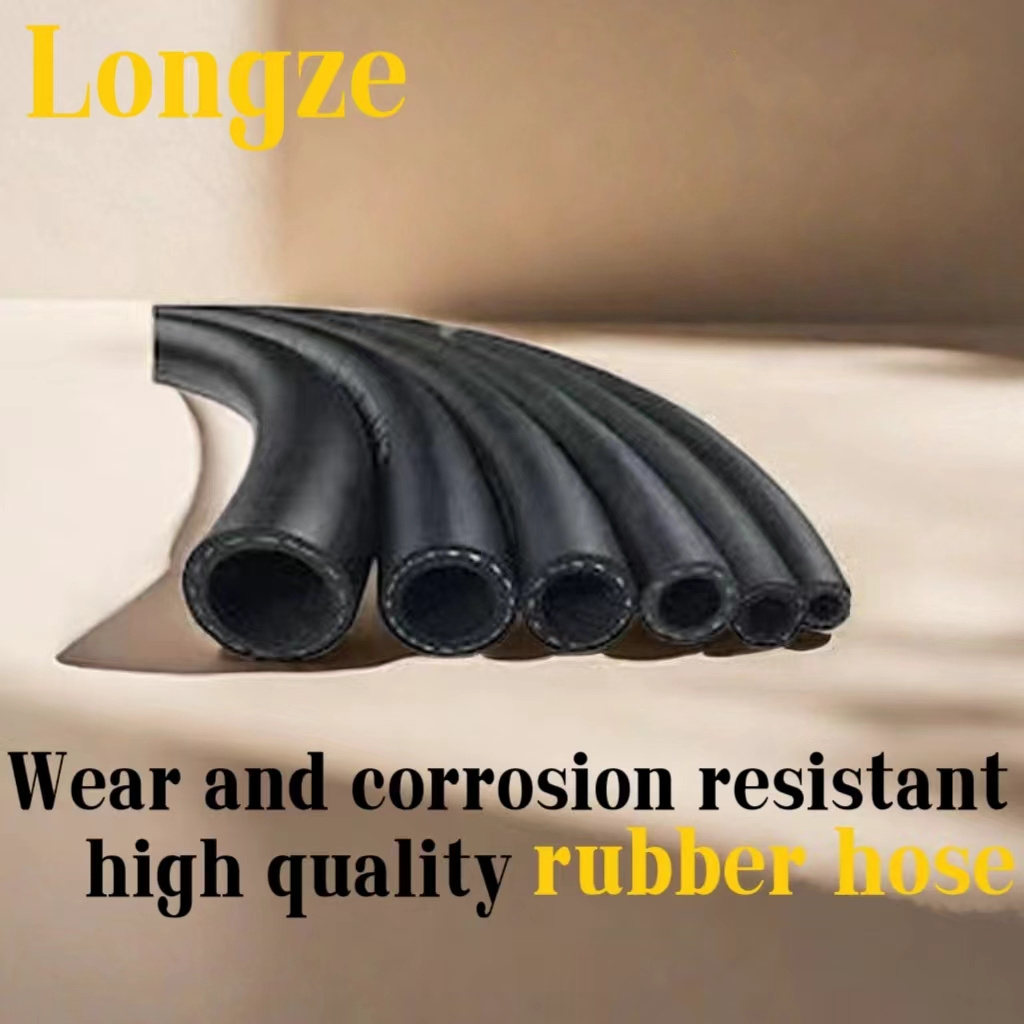 High Temperature And Corrosion Resistance Reinforced Braided Flexible Hydraulic Fuel Rubber Hose