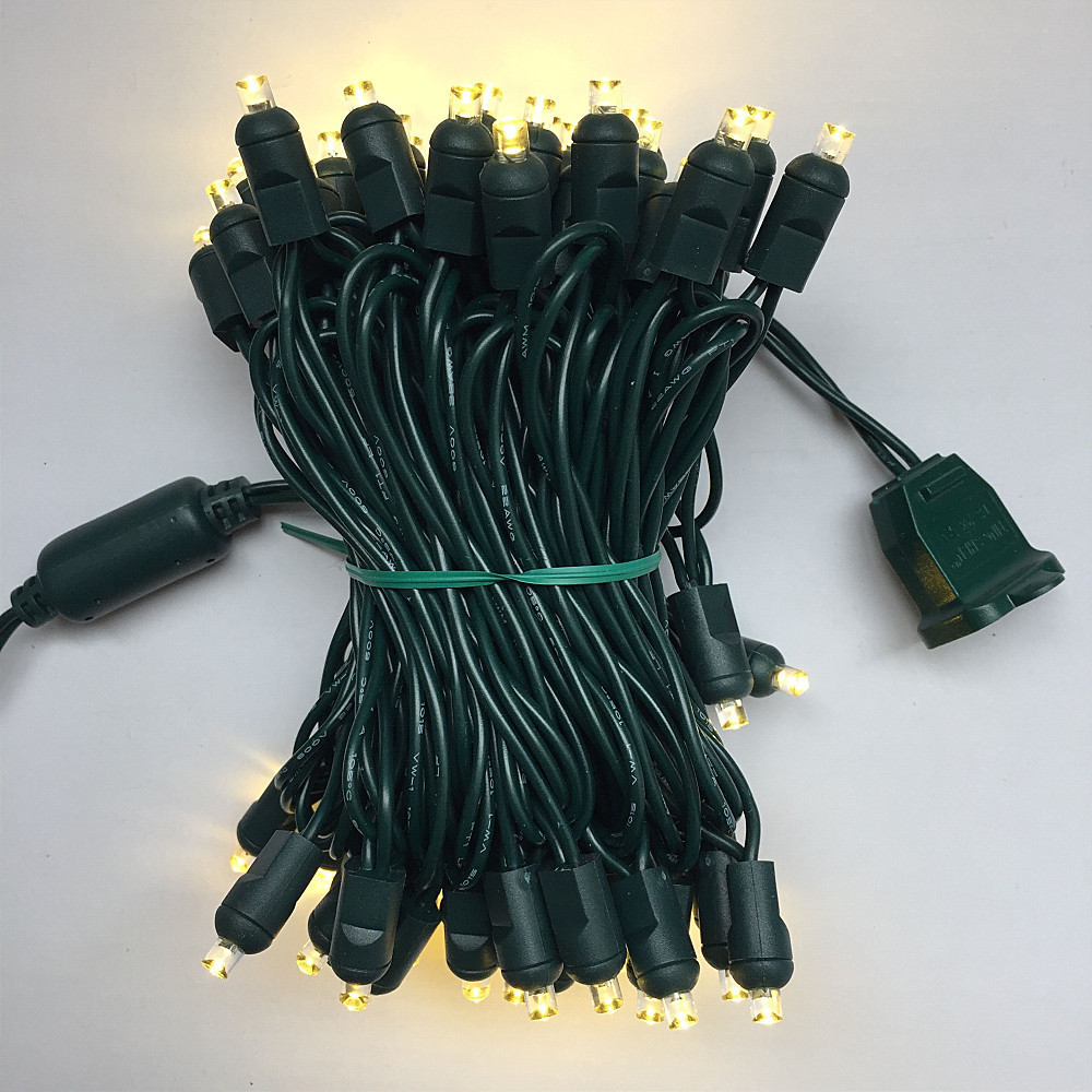 LED string light 50 Count Led Concave 5mm Wide Angle Christmas Lights