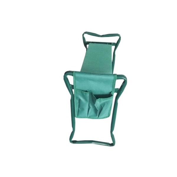 Foldable Garden Kneeler folding Chair Bench Seat Stool Kneeler with  Handles and green tool bag