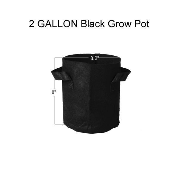 3 / 5 / 7 / 10 / 15  Gallon Felt Fabric Pot Grow Bag for plant