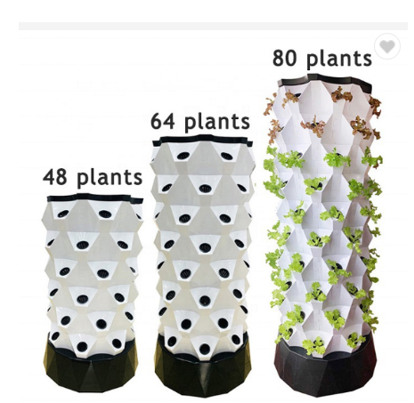 NewType Home Garden Hydroponic Aeroponic Tower Home Hydroponic System for Leafy Vegetable Growing system