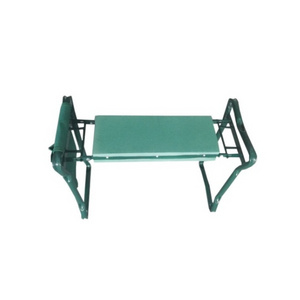 Foldable Garden Kneeler folding Chair Bench Seat Stool Kneeler with  Handles and green tool bag