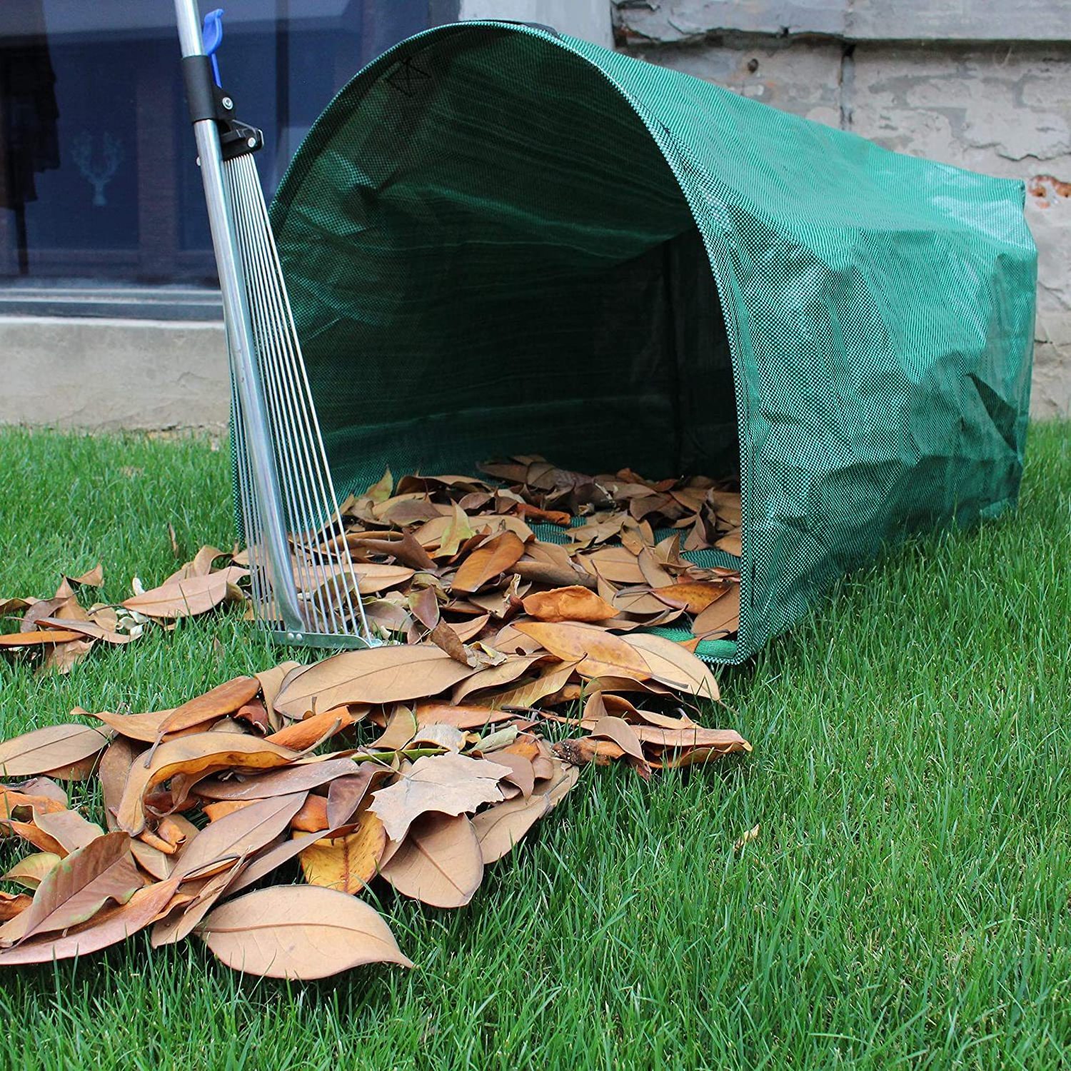 Large Capacity Garden Leaf and Weed Storage Bag Corrosion-Resistant and Eco-Friendly Made of PP for Outdoor Use