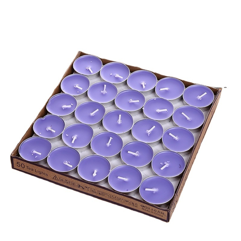 Custom Package Tea Lights 4 Hour Long Burn Night Light Candles Unscented Tealight 50 /100 /600