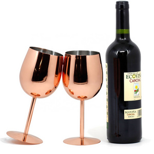 180ml/240ml/350ml/550ml Stainless Steel Goblet Red Wine Glass Home Bar Drinking Glass Cup Stemless Wine glass