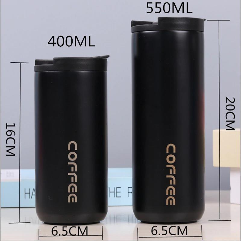 New style 550 ml ins Double Wall Stainless Steel insulated portable travel Coffee tumbler mug Gradient With Lid custom Logo