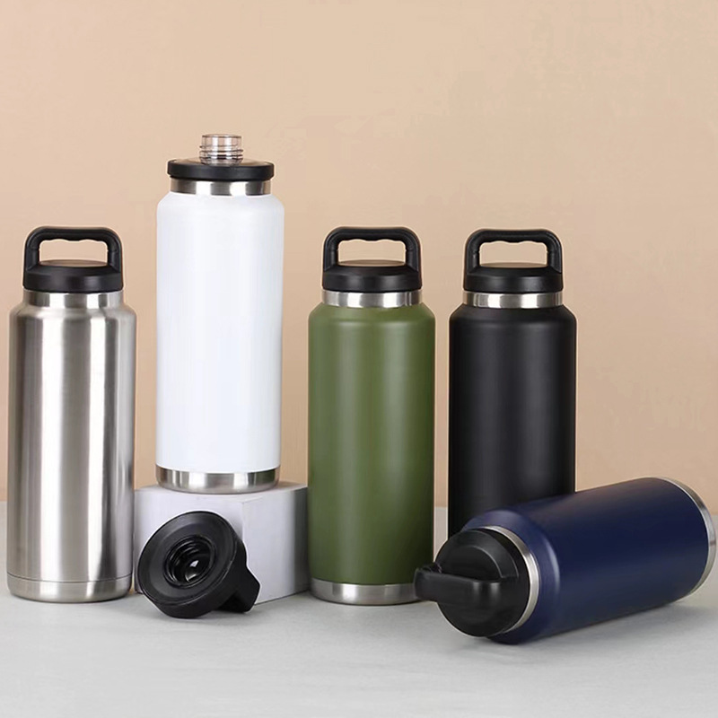 Wholesale 18oz 26 oz 36oz YetiBottle stainless steel bottle with Chug Lid vacuum insulated thermos custom logo