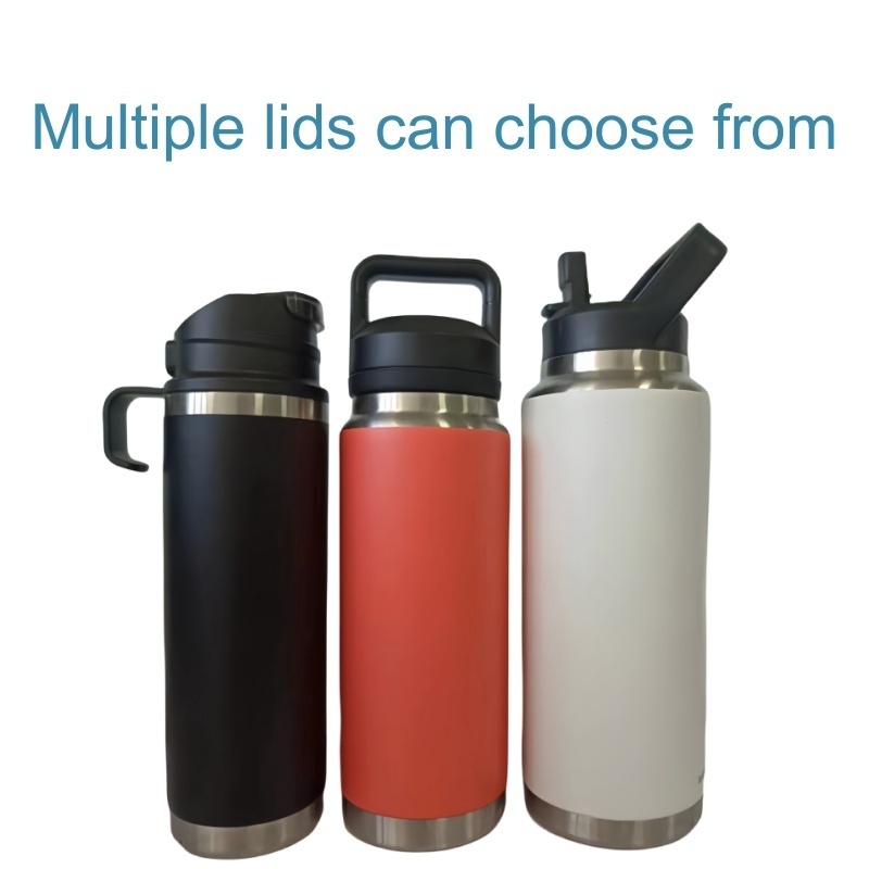 Insulated drink bottle with Chug lid sports yetys insulated water bottle Stainless Steel Vacuum Tumbler