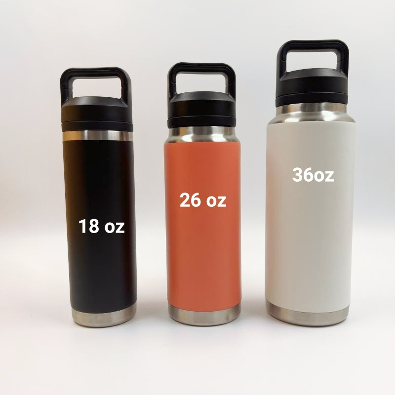 2023 New Hot sell Yetitumbler chug lid water bottle large capacity 1L double wall stainless steel portable thermos yetibottle