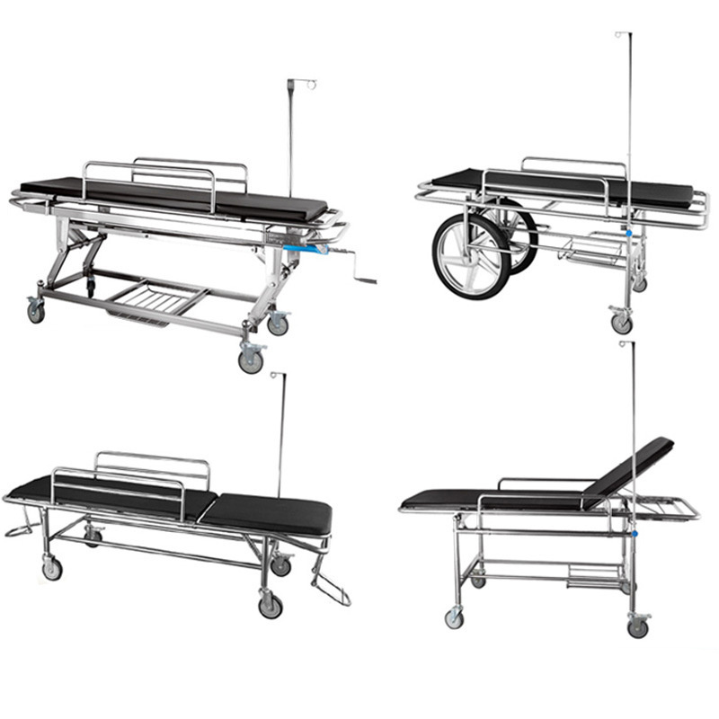 Removable Stretcher For Hospital Patient Transfer Bed High Quality Manual Stretcher Trolley Bed