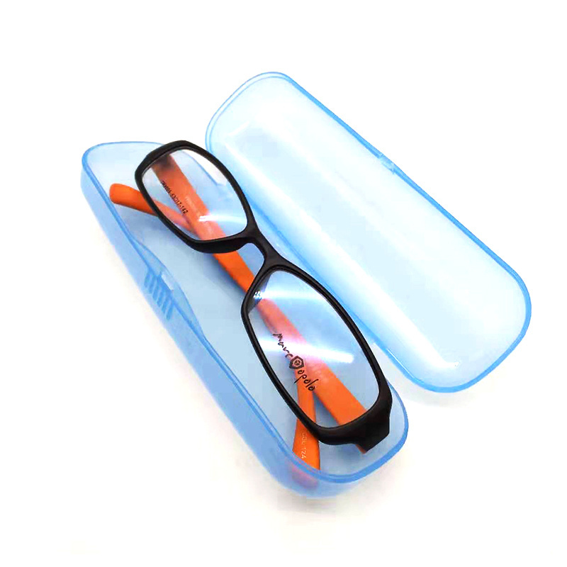 Clear plastic eyewear case color customized plastic glasses case