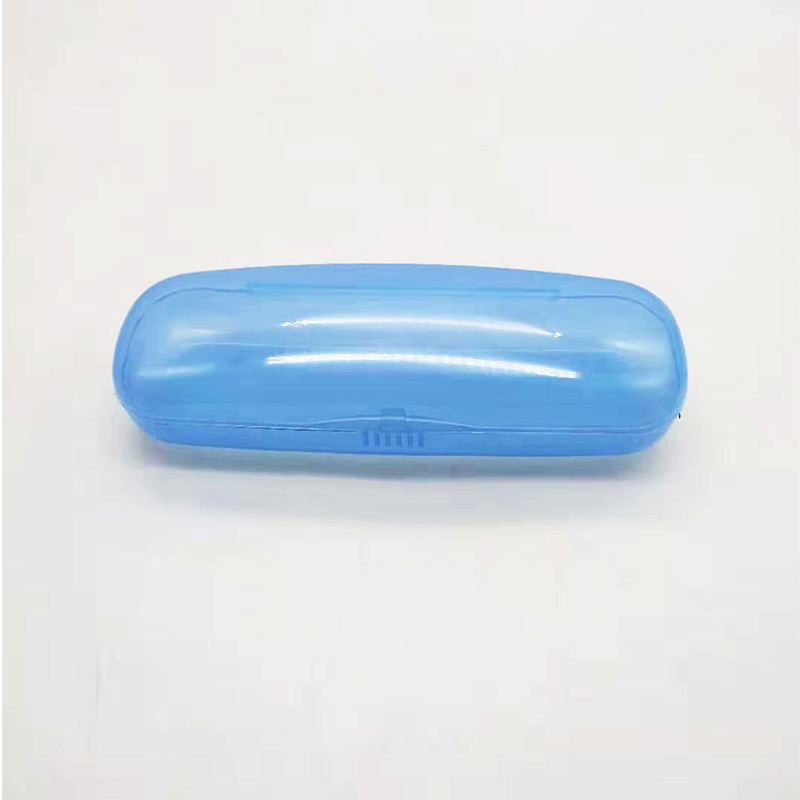 Clear plastic eyewear case color customized plastic glasses case