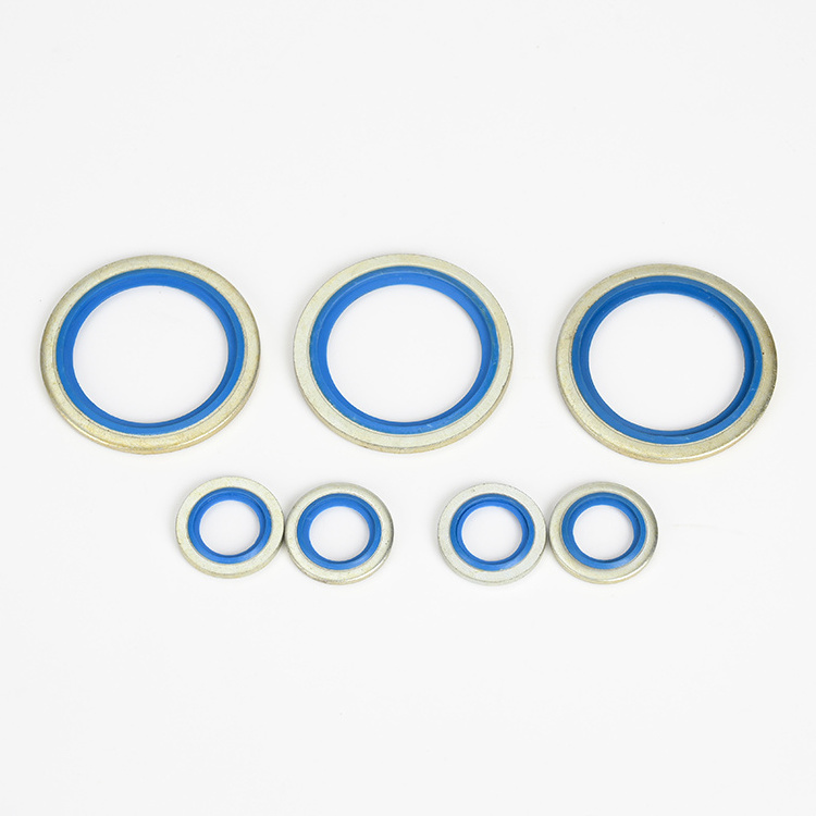 Bonded Washer Metal Rubber Oil Drain Plug Gasket Fit Combined Washer Sealing