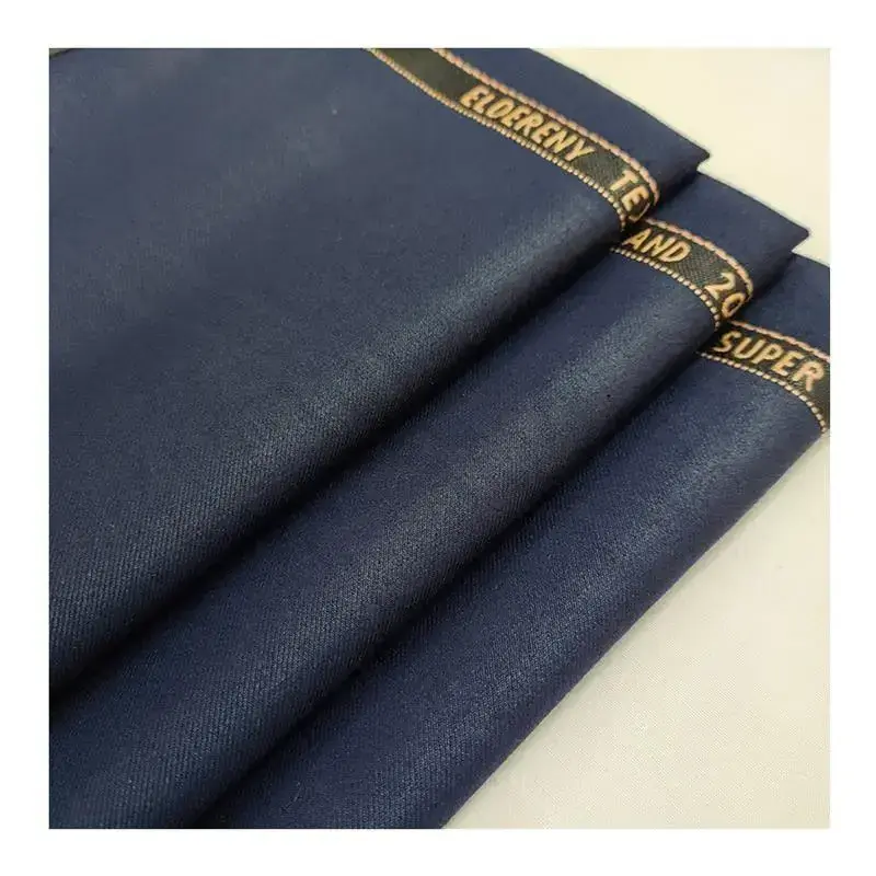 Men's trousers pants fabric high quality stripe polyester viscose suit fabric