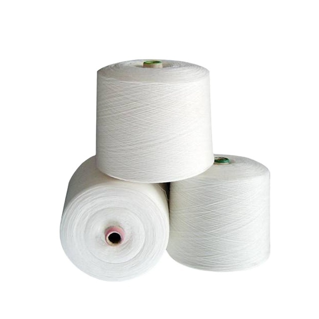 Factory Price Multi Color Polyester Spun Yarn Manufacture price T shirt yarn 100% Spun Polyester