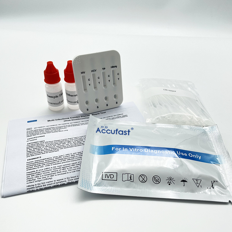 Multi Infectious Combo Disease Test (HIV/HCV/TP/HBsAg)